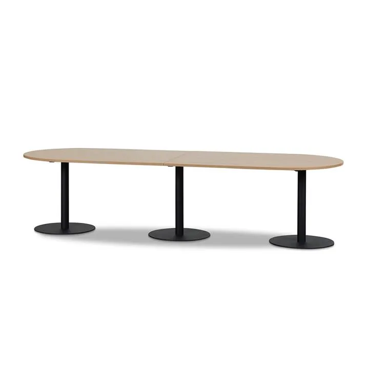 Ripponlea 3m Oval Meeting Table - Natural by Interior Secrets - AfterPay Available