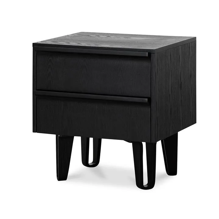 Evans Bedside Table - Full Black by Interior Secrets - AfterPay Available