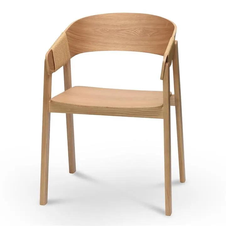 Set of 2 - Phelps Dining Chair - Natural by Interior Secrets - AfterPay Available