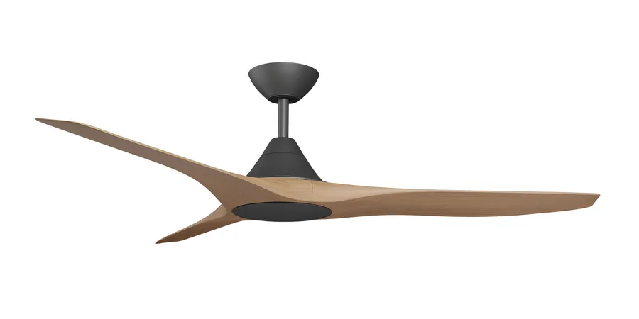 Calibo Smart CloudFan 52" (1300mm) ABS Energy Efficient DC Ceiling Fan and Remote Black & Teak