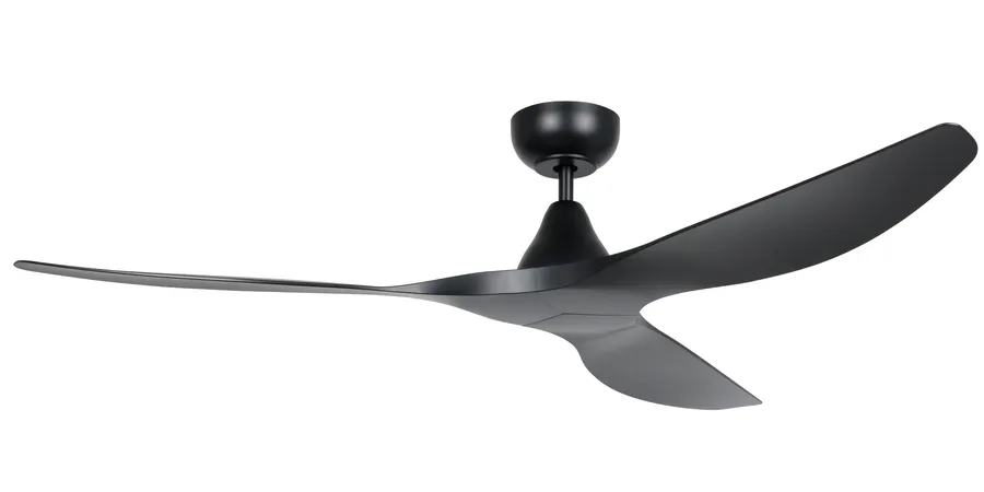 Eglo Surf 60" ABS DC Ceiling Fan Black