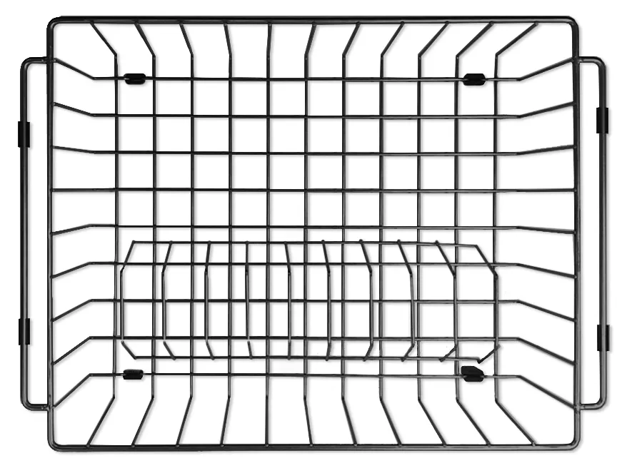 Meir | Lavello Dish Rack - Gunmetal Black