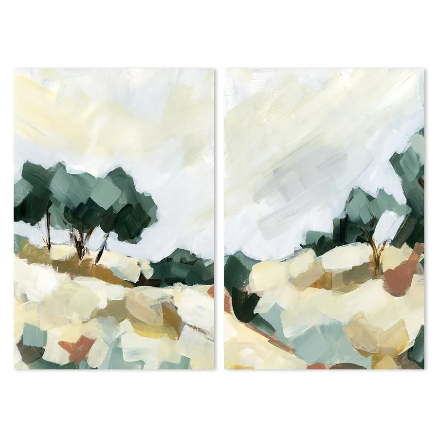 Illustrated Land, Set Of 2