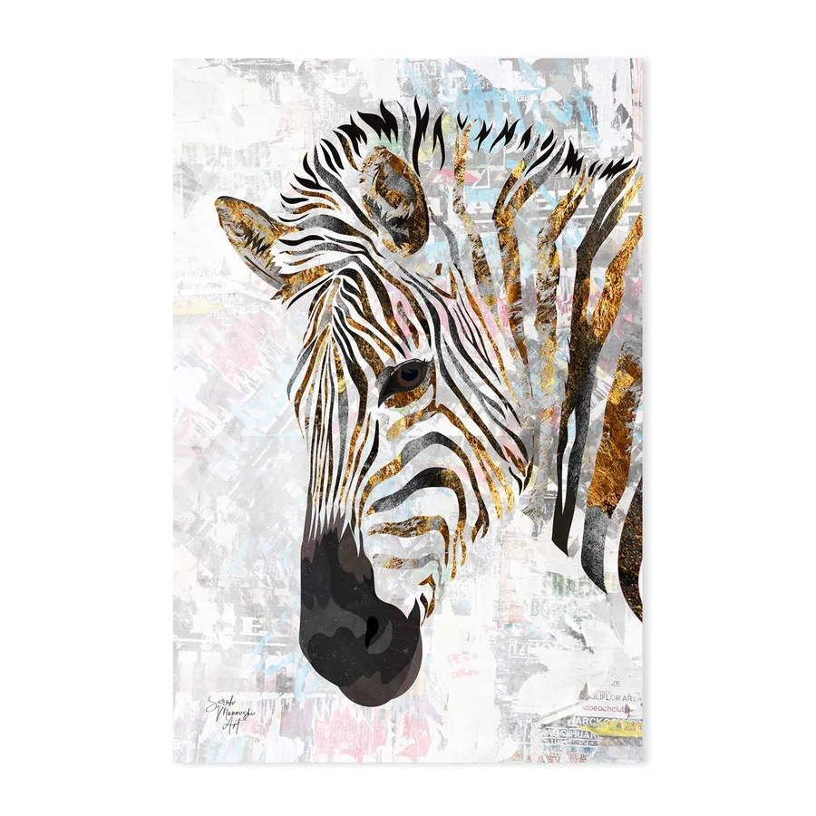 Grunge Zebra