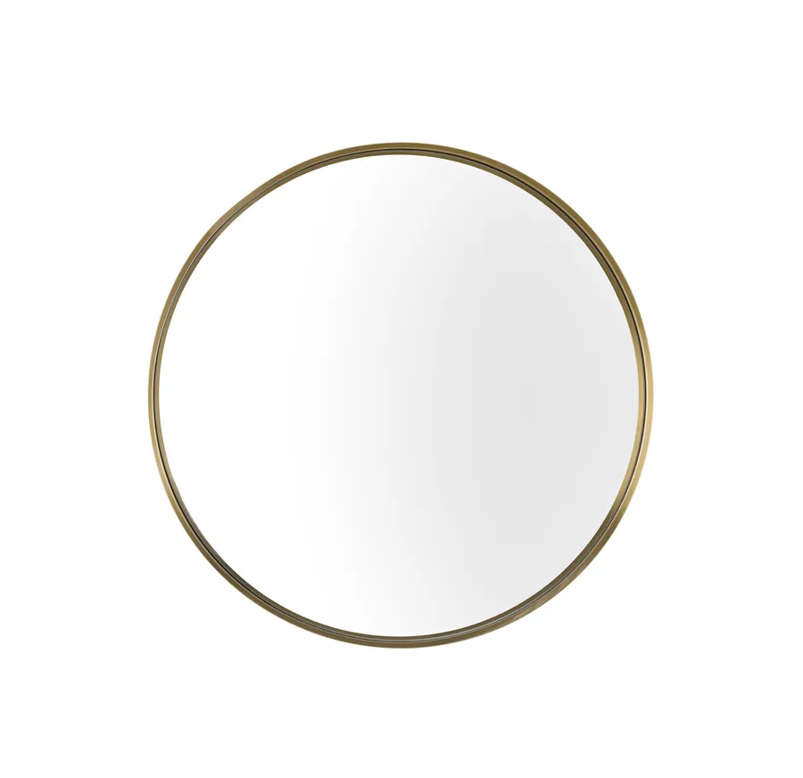 Gia Stainless Steel Wall Mirror Champagne Gold 60cm / 80cm 60cm