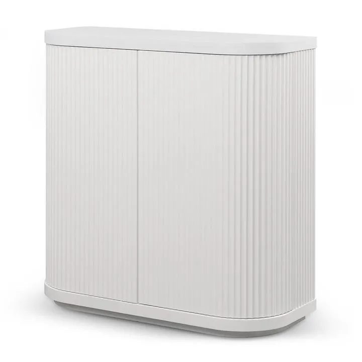 Elino 100cm Wooden Storage Cabinet - White by Interior Secrets - AfterPay Available