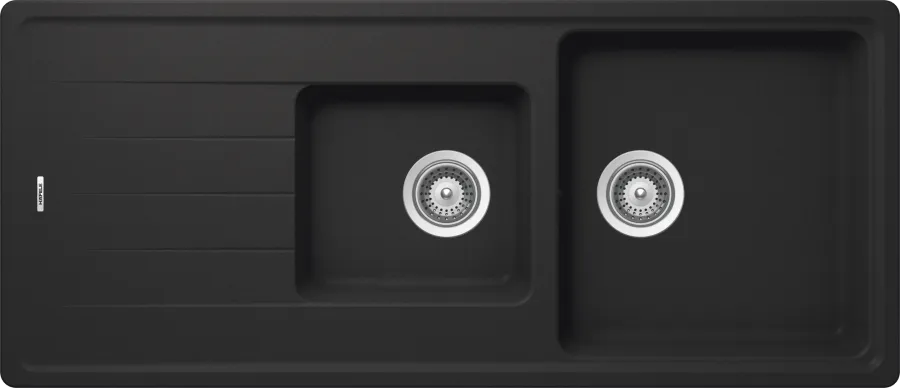 Quartz 1 & 3/4 Bowl Sink - Onyx