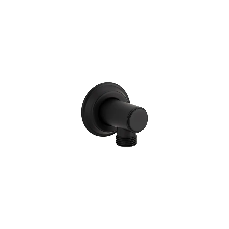Kingsley Round Shower BP - Matte Black