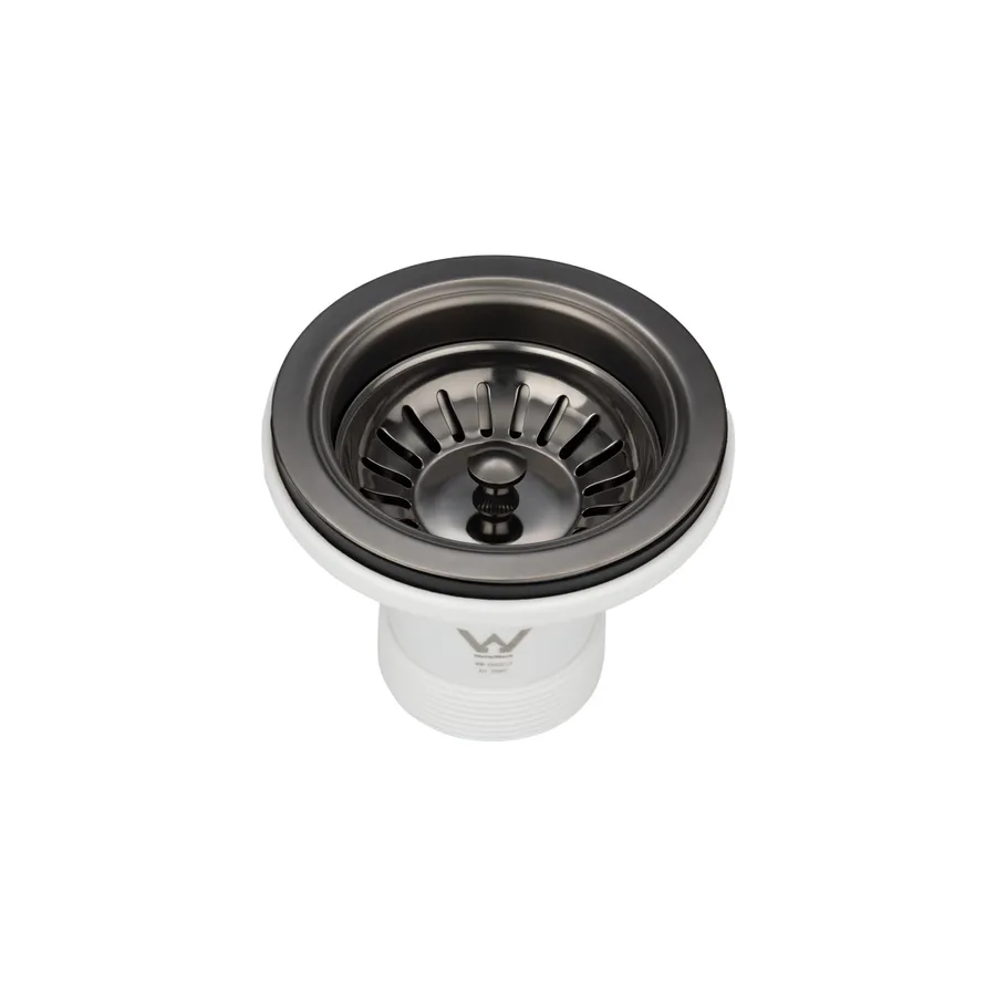 Sink Basket Waste - Brushed Gunmetal