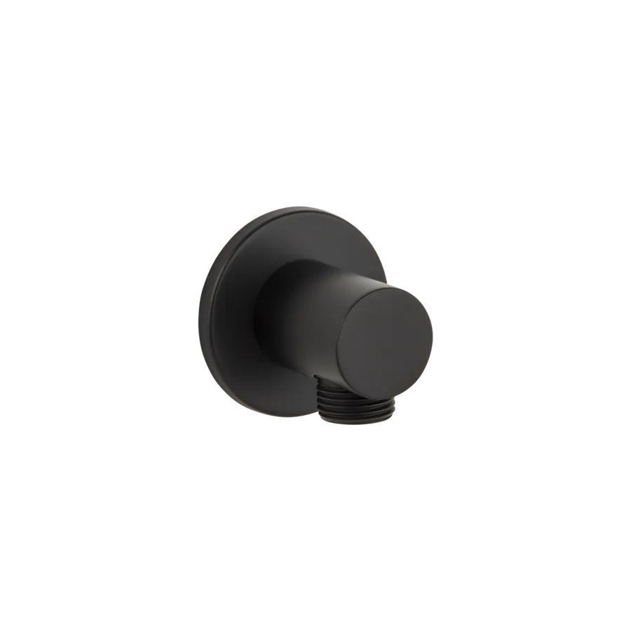 Round Shower BP - Matte Black