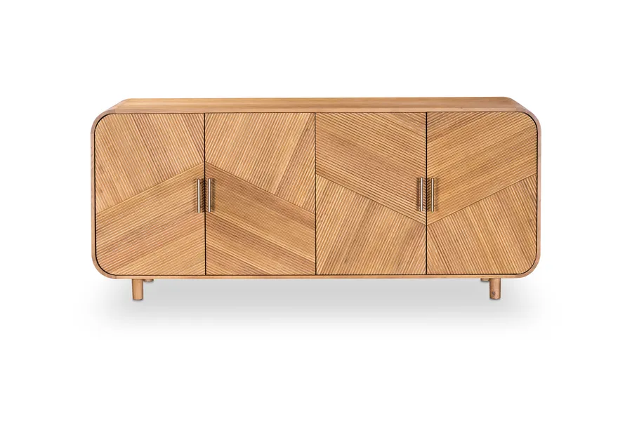 Catalina Sideboard, Oak South Asian Cedar Timber, by Lounge Lovers