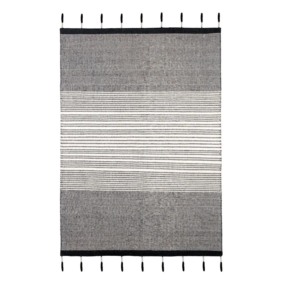 Rizin Rug - Black White