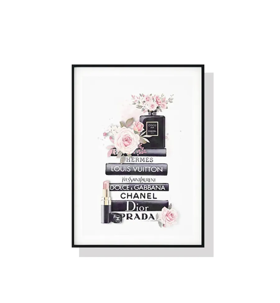 Fashion Book Wall Art Canvas 3 sizes available 50cm x 70cm
