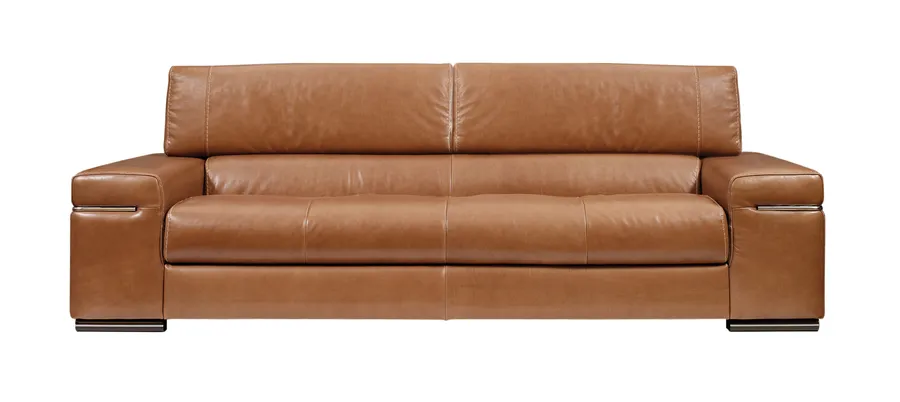 Tan Leather Sofa