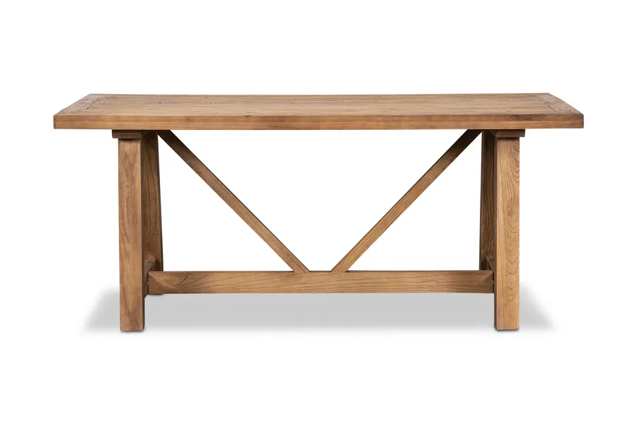 Montana 180cm Coastal Dining Table, Oak Recycled Elm, by Lounge Lovers