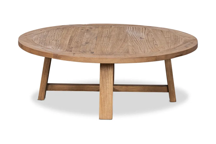 Montana 100cm Coastal Coffee Table, Oak Recycled Elm, by Lounge Lovers