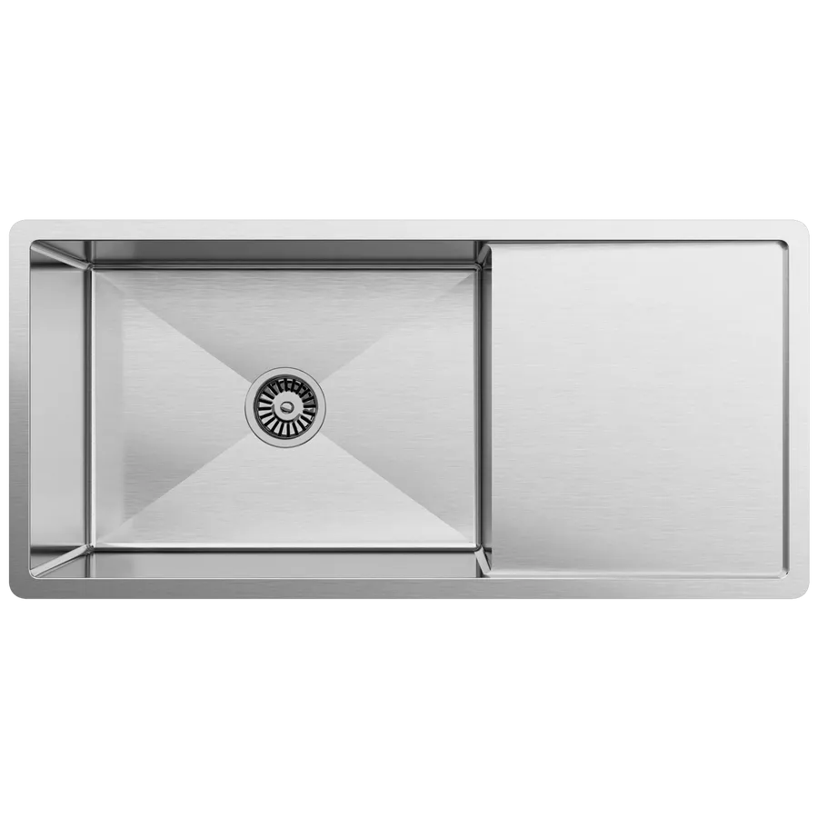 Buildmat Cody 950x450 Single Bowl w Drain Board Sink