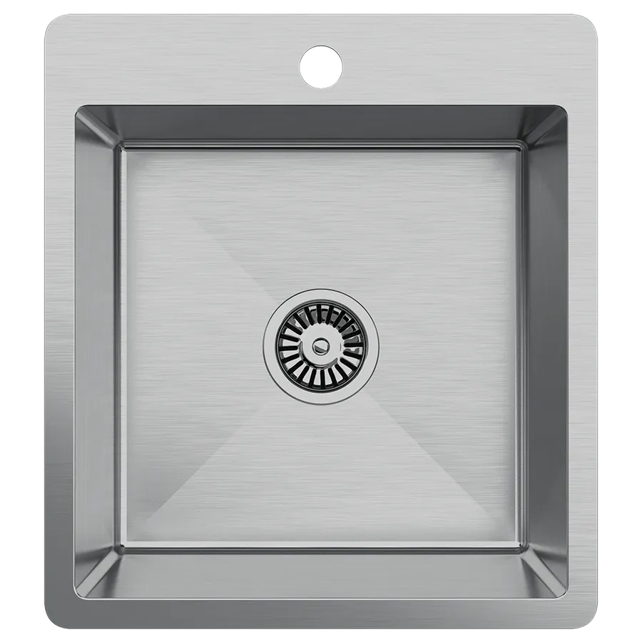 Buildmat Kayla 450x500 Single Bowl Tap Landing Sink