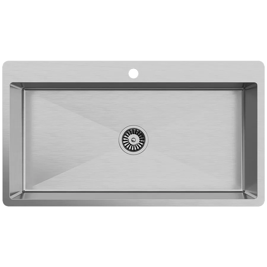 Buildmat Mila 900x500 XXLarge Single Bowl Tap Landing Sink