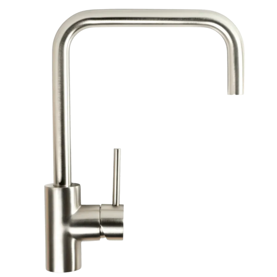 Buildmat Charlotte  Brushed Nickel Square Mixer