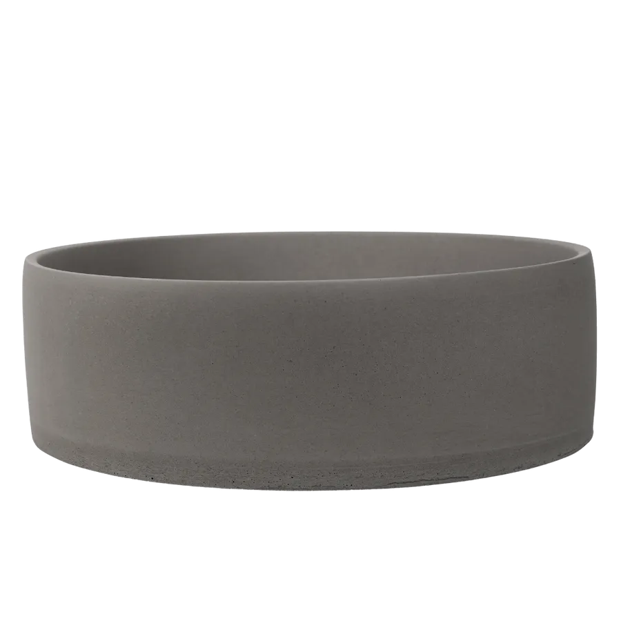 Buildmat Cameron Meteor Grey Circle Concrete Basin