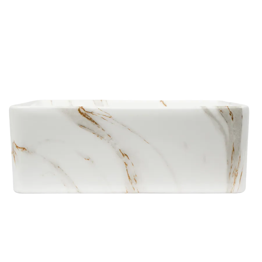 Buildmat Aster Calacatta Square Basin