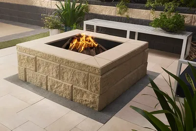 Heron Large Fire Pit - Limestone