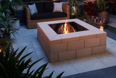 Hayman Large Fire Pit - Limestone