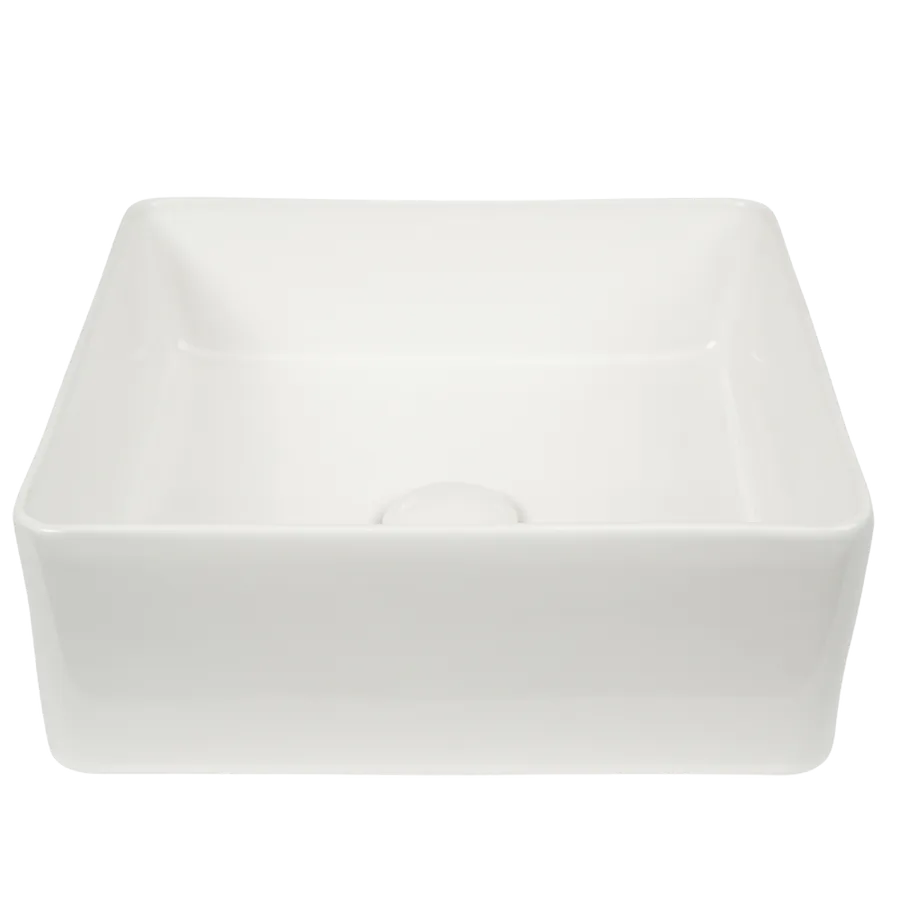 Buildmat Navi Gloss White Square Basin