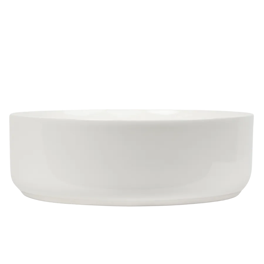 Buildmat Navi Gloss White Circle Basin