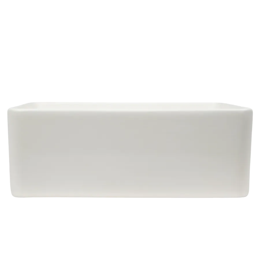 Buildmat Nashi Matte White Square Basin