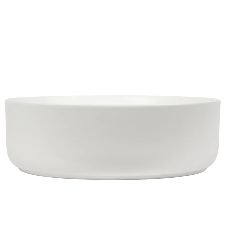 Buildmat Nashi Matte White Circle Basin