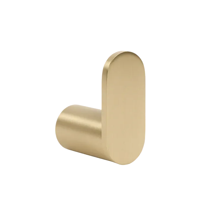 Buildmat Ascari Brushed Brass Gold Robe Hook