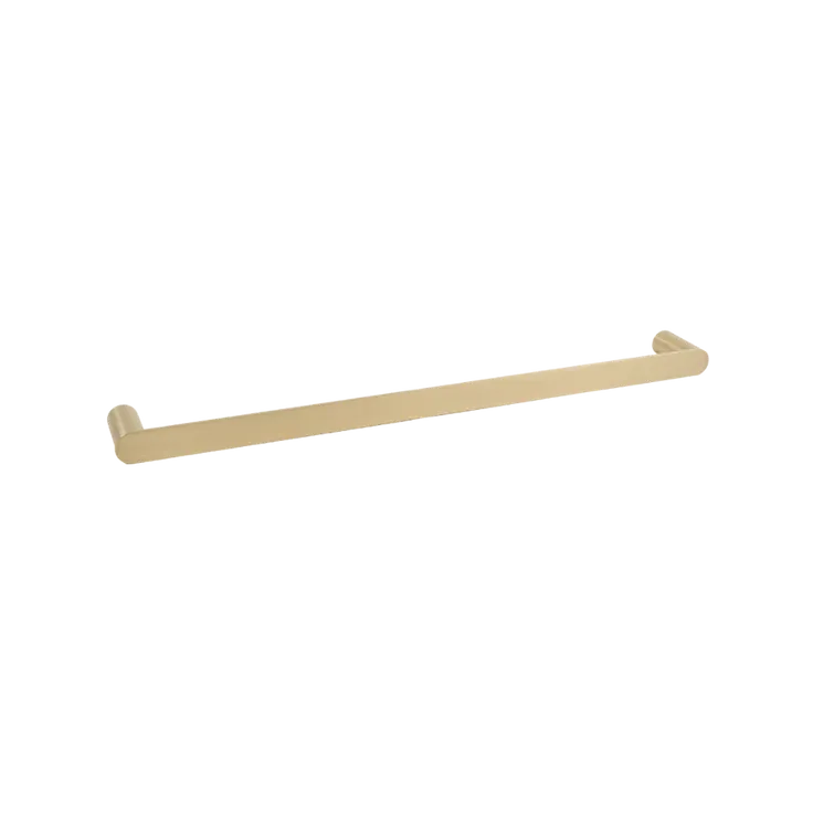 Buildmat Ascari Brushed Brass Gold 600 Single Towel Rail