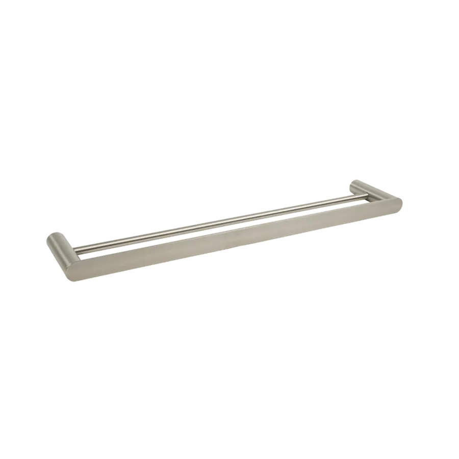 Buildmat Ascari Brushed Nickel 600 Double Towel Rail
