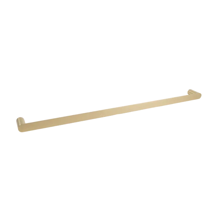 Buildmat Ascari Brushed Brass Gold 800 Single Towel Rail