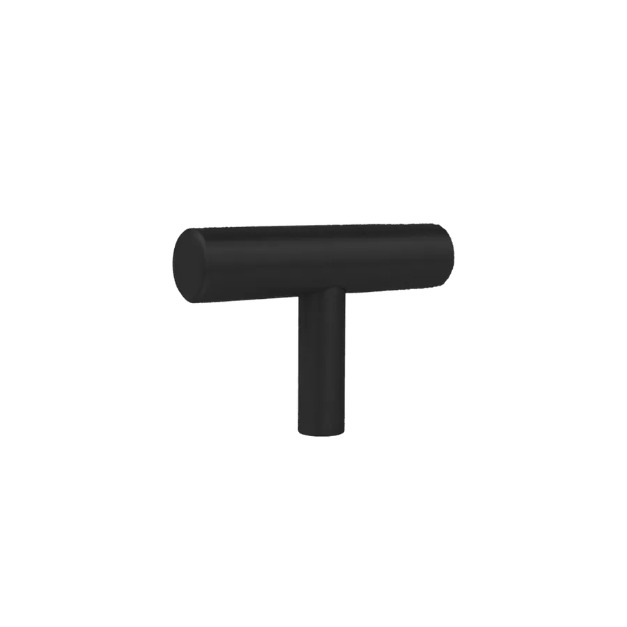 Tezra Cabinetry T Pull • Matte Black