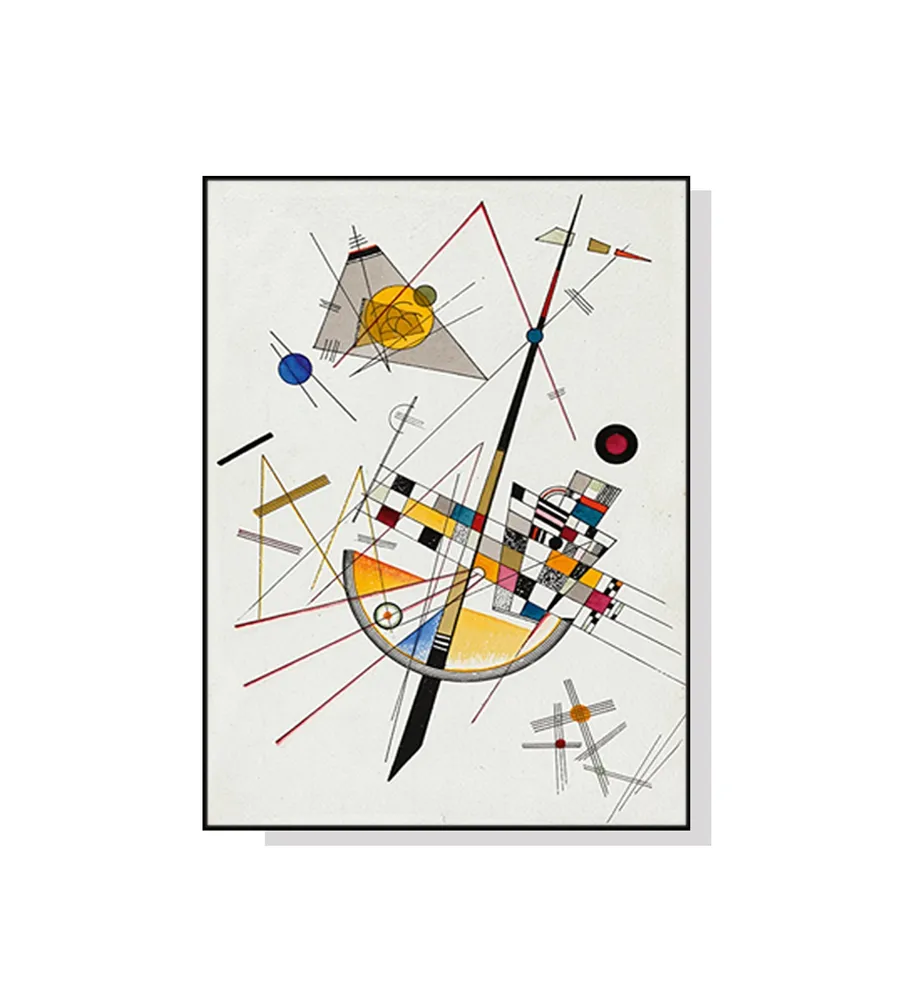 Delicate Tension Wall Art Canvas By Wassily Kandinsky 3 sizes available 70cm x 50cm