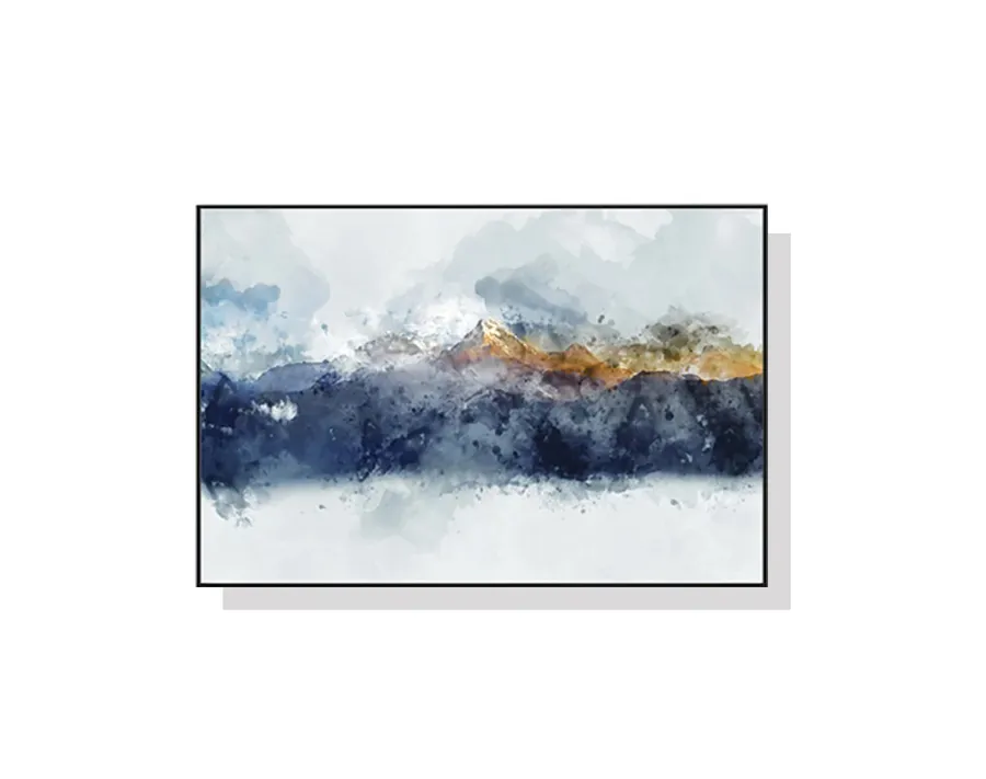 Sunlight Mountains Abstract Wall Art Canvas 3 sizes available 50cm x 70cm