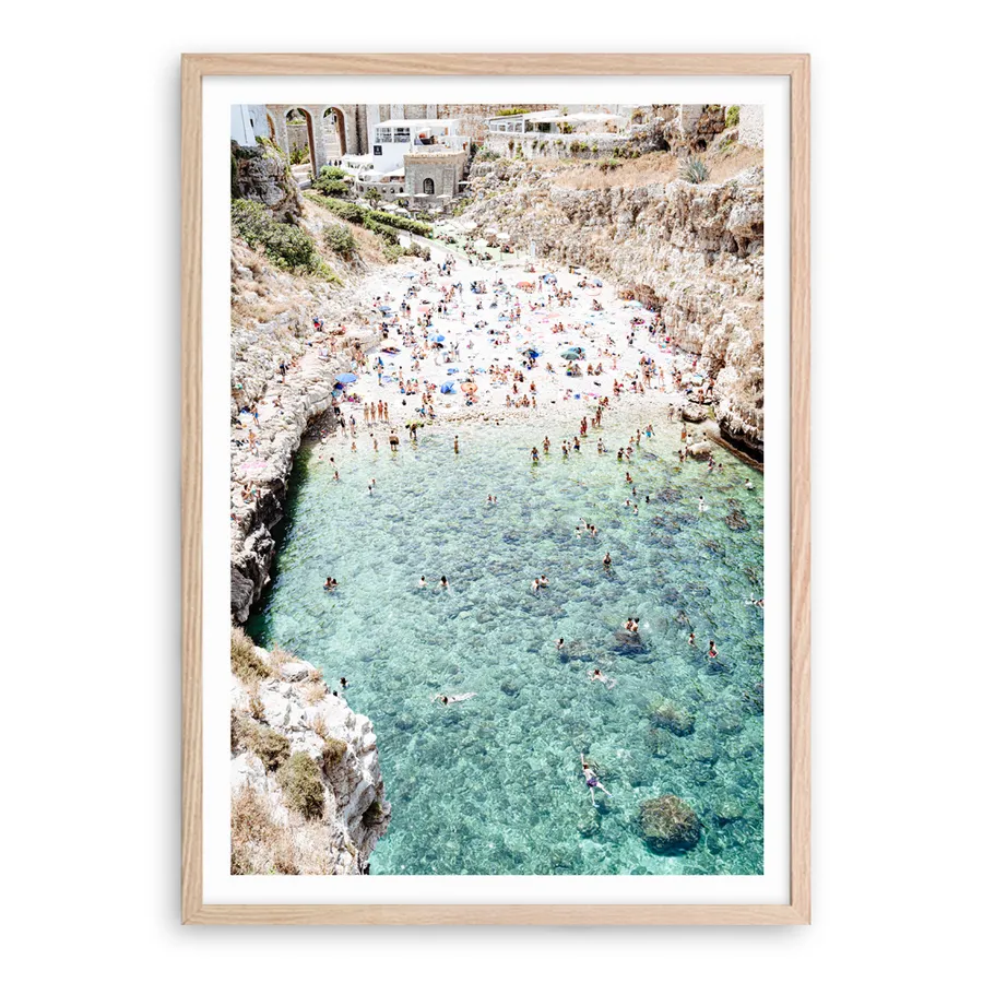 Polignano A Mare From Above III Photo Art Print