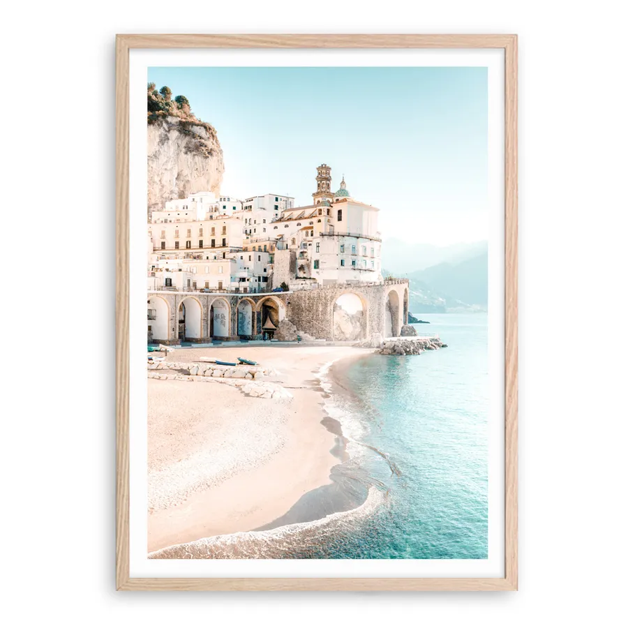 Amalfi Village I Photo Art Print