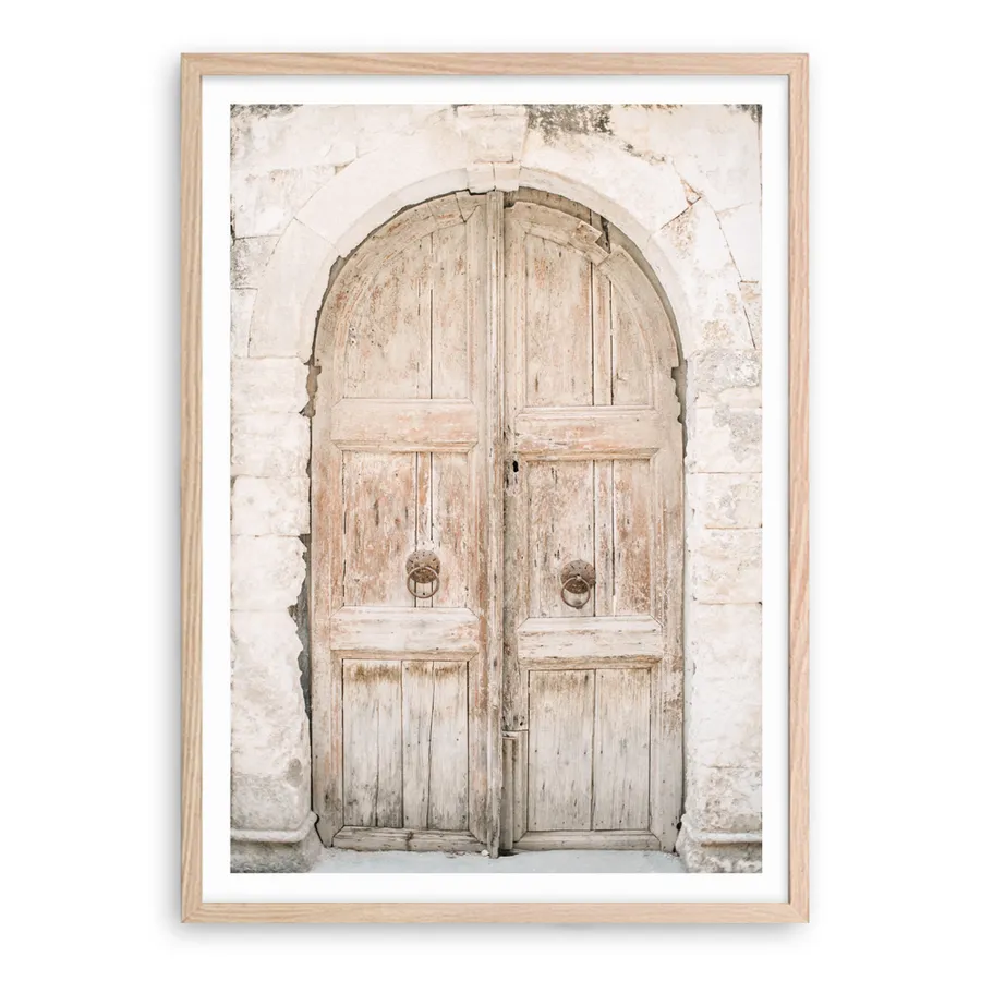 Old Wooden Doorway Photo Art Print