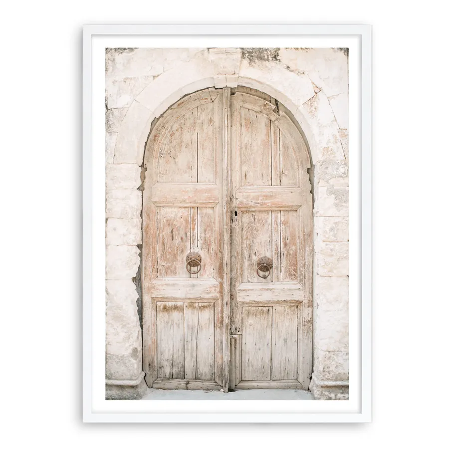 Old Wooden Doorway Photo Art Print