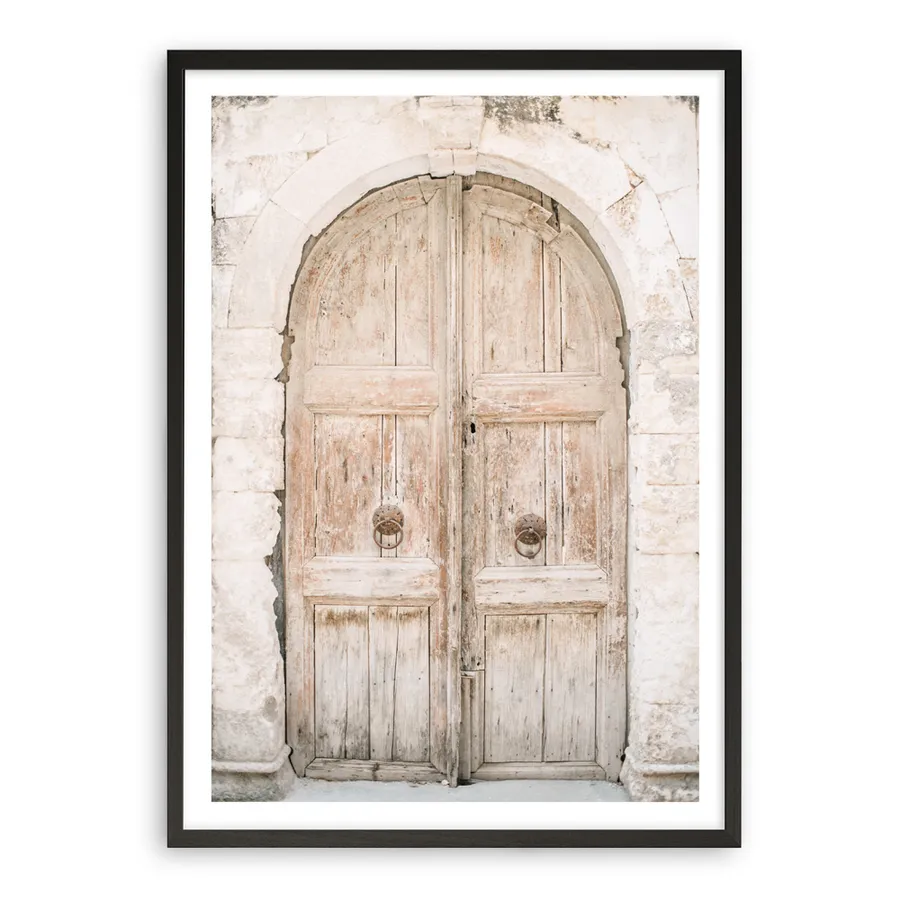 Old Wooden Doorway Photo Art Print