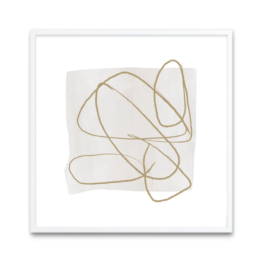 Touch (Square) Art Print