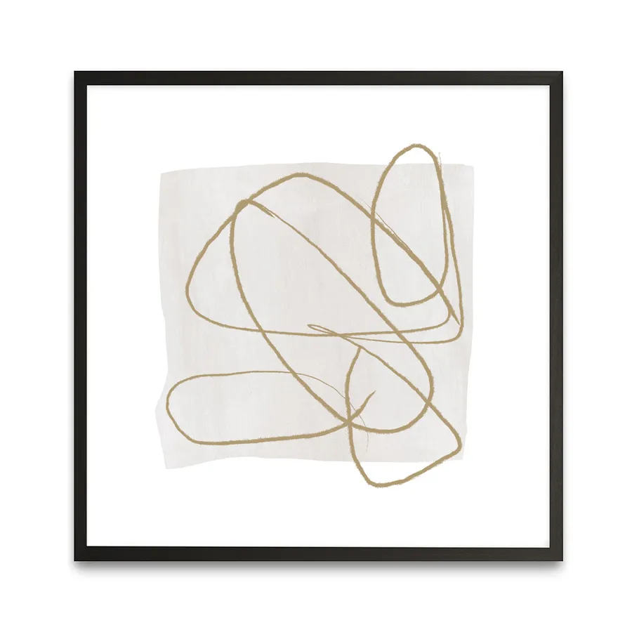 Touch (Square) Art Print