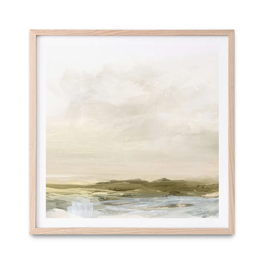 Coastal Break (Square) Art Print