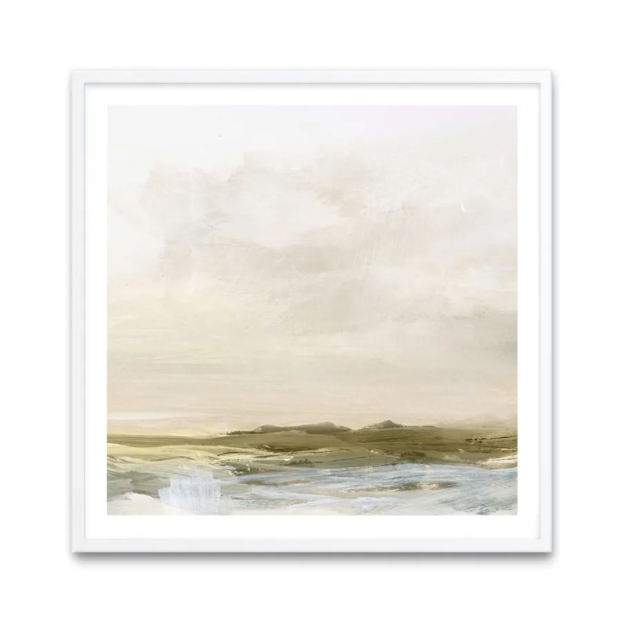 Coastal Break (Square) Art Print