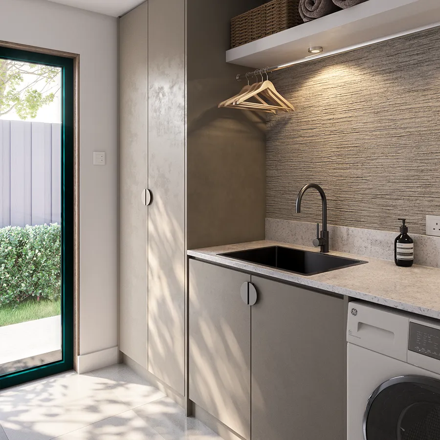 Buildmat Brushed Gunmetal Willow 600x450 Medium Single Bowl Sink