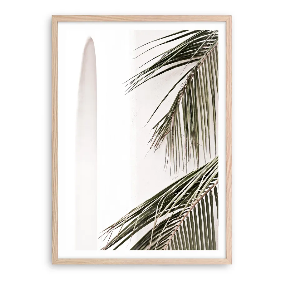 Palm Building Photo Art Print